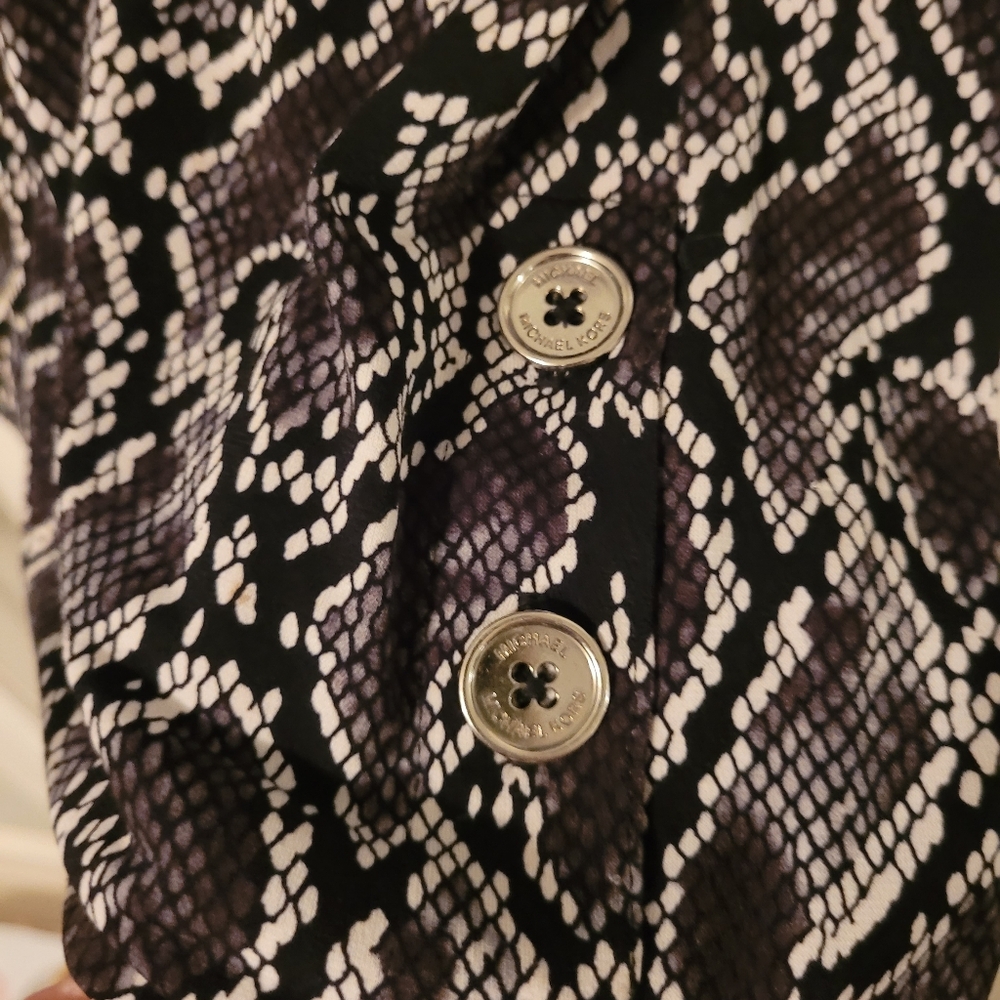 Michael Kors Snakeskin Pattern Dress Size XL - Picture 7 of 12